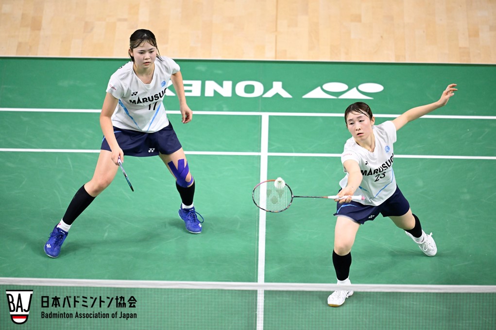 石川 心菜（右）／平本 梨々菜（岐阜Bluvic）