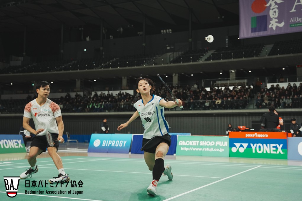 渡辺 勇大（左）／田口 真彩（J-POWER／ACT SAIKYO）