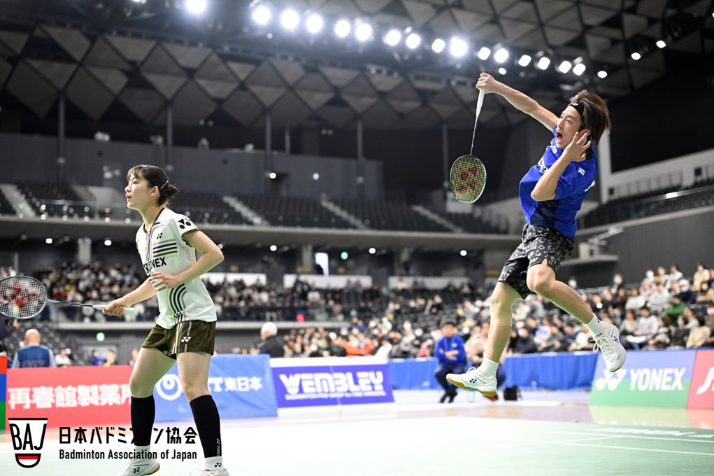 吉田 翼（右）／関野 里真（日本体育大学／ヨネックス）