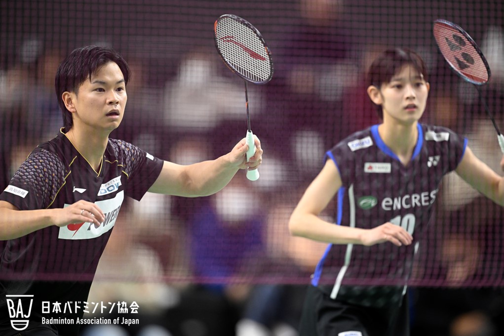 渡辺 勇大（左）／田口 真彩（J-POWER／ACT SAIKYO）